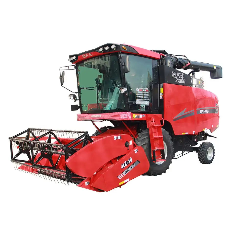 4LZ-10A Type Self-Propelled Wheat Harvester Machine